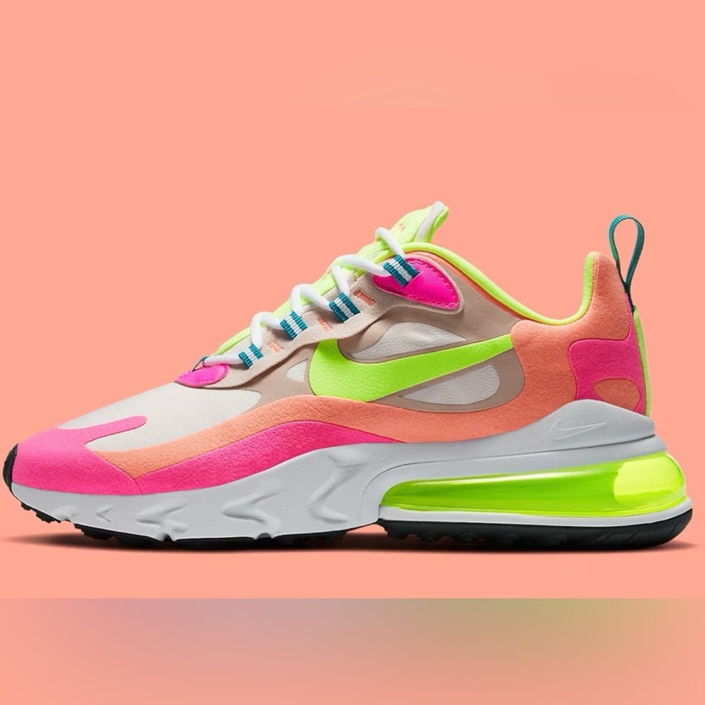 Neon Nike AirMax React 270